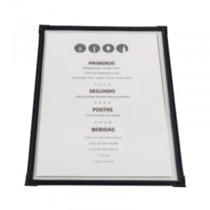 Porte-Menu Simple En Pvc - A5 Lacor - 1