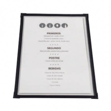 Porte-Menu Simple En Pvc - A5 Lacor - 1