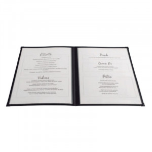 Porte-Menu Double En Pvc - A4 Lacor - 1