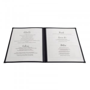 Porte-Menu Double En Pvc - A4 Lacor - 1