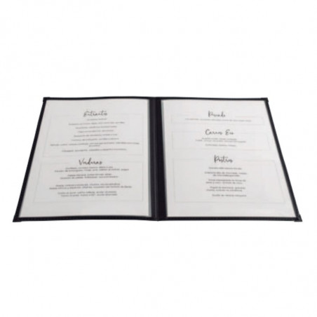 Porte-Menu Double En Pvc - A4 Lacor - 1