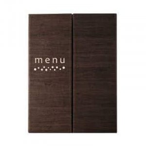 Porte-Menu Leo En Simili-Cuir - A4 Lacor - 1