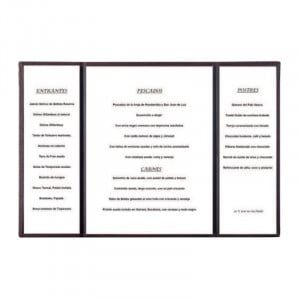 Porte-Menu Leo En Simili-Cuir - A4 Lacor - 2