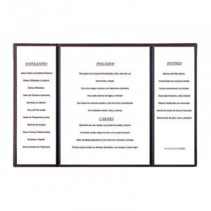 Porte-Menu Leo En Simili-Cuir - A4 Lacor - 2