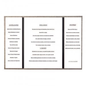 Porte-Menu Goya En Simili-Cuir - A4 Lacor - 2