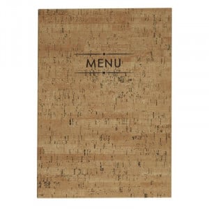 Porte-Menu Lisa En Simili-Cuir - A4 Lacor - 1