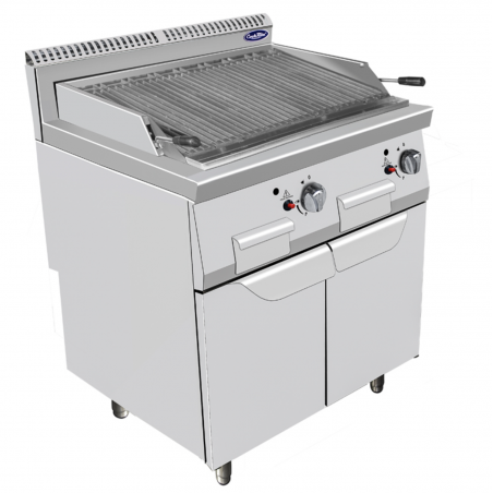 Grills à la pierre de lave gaz avec grille en acier inox - PBI120