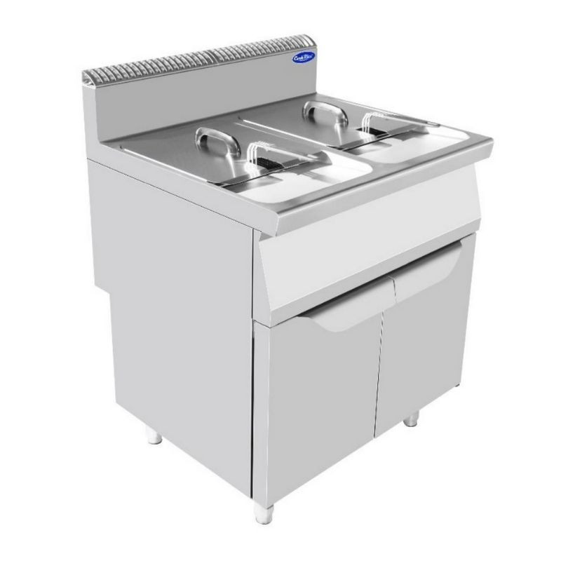 Friteuse gaz, capacité 2x 21 litres - Virtus