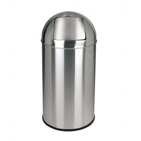Poubelle Push Inox Miroir - 40 L Probbax - 2 Poubelle Push Inox Miroir - 40 L Probbax - 2