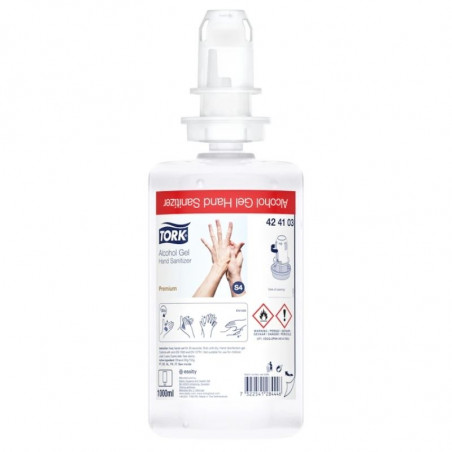 Gel Hydroalcoolique pour Les Mains - 1 L - Lot de 6 Tork - 1