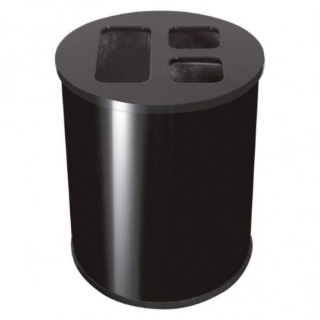 Collecteur de Tri Noir - 40 L Probbax - 1