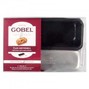 Moule à Cake Individuel - 130 x 70 mm - Lot de 6 Gobel - 1