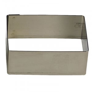 Nonnette Rectangle en Inox - 120 x 60 mm Gobel - 1