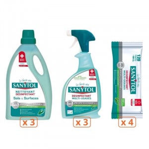 Sanytol nettoyant désinfectant multi-usages 750ml à prix pas cher