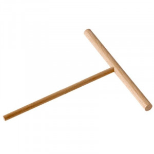 Râteau à Crêpes Rond en Bois de Hêtre Tellier - 1
