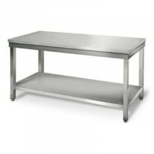 Table Inox avec Etagère - P 700 mm - L 1000 mm FourniResto - 1