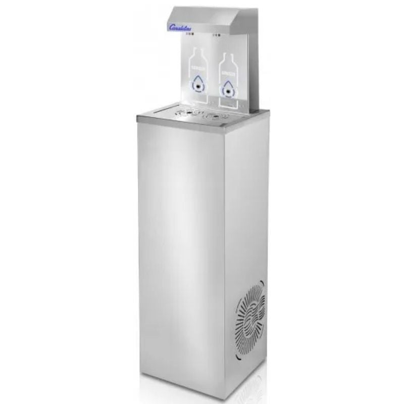 Fontaine à Eau Sur Pied - Distributeur D'eau Chaude, Froide Et Tempérée - Pour Bureau, Maison, école - 103 Cm X 30 Cm
