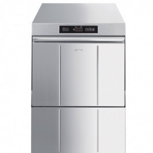 Lave Vaisselle Professionnel Ecoline Electronique 50 x 50 avec Adoucisseur SMEG - 1