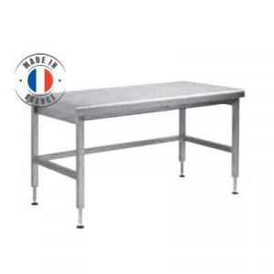 Table Inox à Niveau Variable avec Roulettes - L 1200 mm SOFINOR - 1