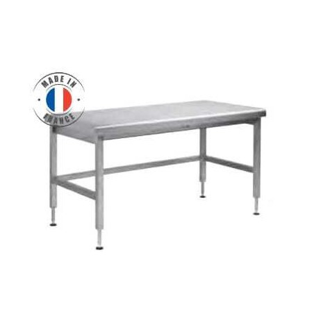 Table Inox à Niveau Variable avec Roulettes - L 1400 mm SOFINOR - 1