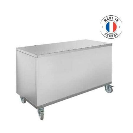 Soubassement à Roulettes pour Vitrines Électriques Professionnelles - 4 Bacs GN 1/1 Inotech - 1