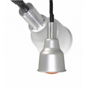 Lampe Infrarouge Basic en Aluminium Brossé Sofraca - 1