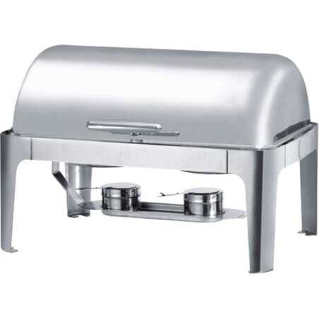 Chafing Dish Rectangulaire à Couvercle Rabattable FourniResto - 1 Chafing Dish Rectangulaire à Couvercle Rabattable FourniResto - 1
