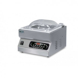 Machine Sous Vide à Cloche - Top Boxer Duo 450 avec Imprimante pour Etiquettes et Gaz Inerte Lavezzini - 1