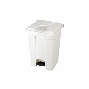 Poubelle à Pédale Blanche - 45 L Probbax - 1