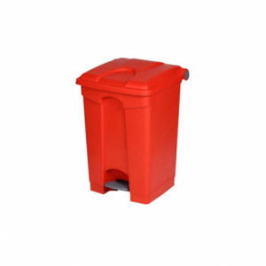 Poubelle à Pédale Rouge - 45 L Probbax - 1