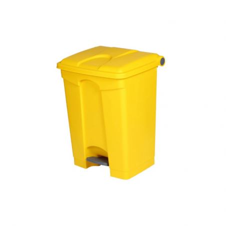 Poubelle à Pédale Jaune - 70 L Probbax - 1