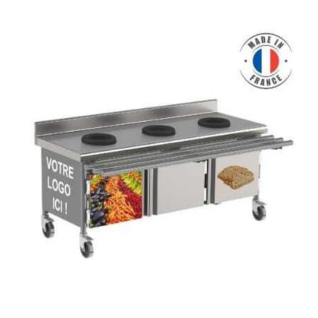 Option Décor Adhésif pour Table de Tri 4 Portes SOFINOR - 1