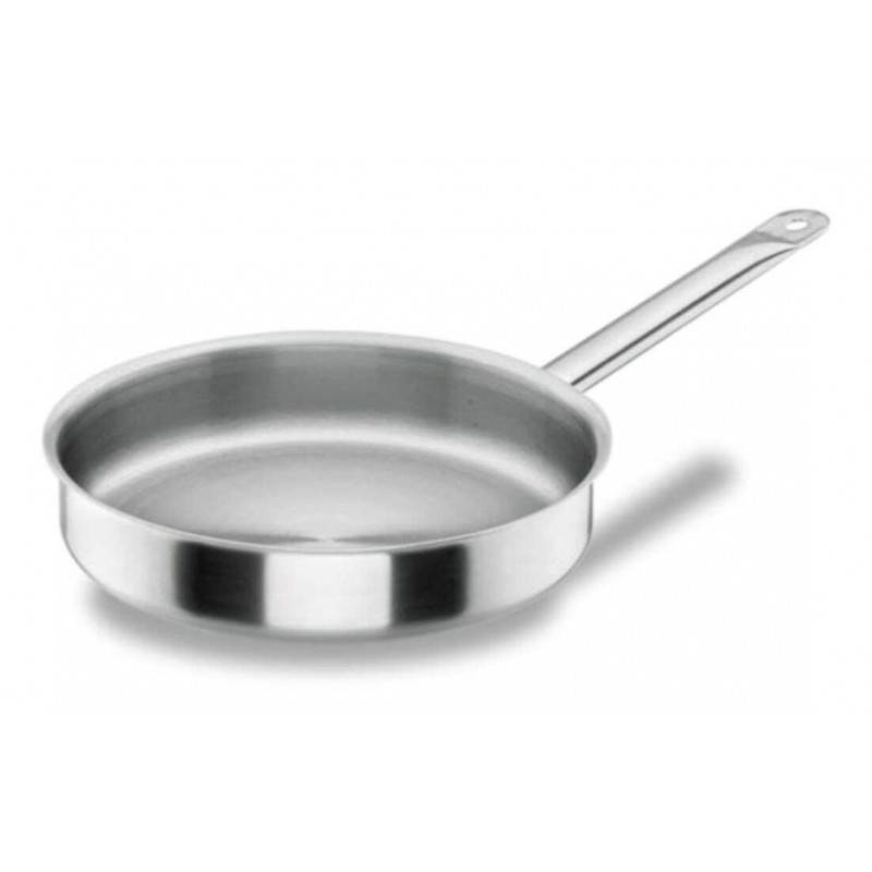 Faitout Inox 18/10 Lacor 28 Cm - Fond Triple Sandwich, Compatible Induction, 6.5 L