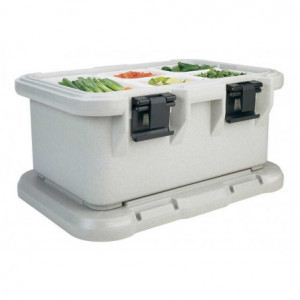 Transport de Repas Isotherme à Chargement par le Haut - Bac GN 1/1 de 10 cm de profondeur Cambro - 2