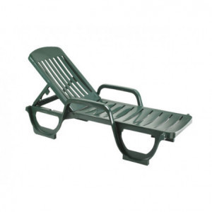 Chaise Longue Miami - Vert Grosfillex - 1