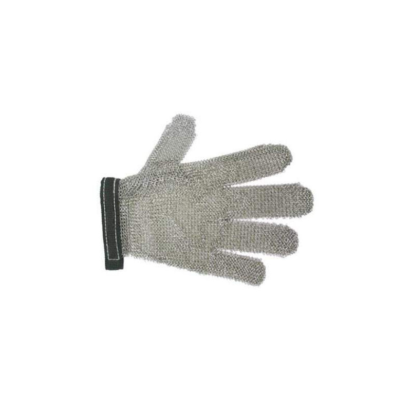 Gants cotte de maille gris résistants aux coupures