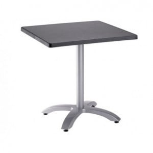 Table Ecofix 70 x 70 - Anthracite Grosfillex - 1