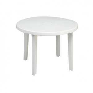 Table Miami Ronde Ø 98 cm - Blanc Grosfillex - 1