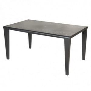 Table Alpha 150 x 90 cm - Anthracite Grosfillex - 1