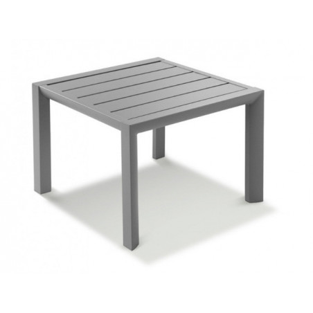 Table Basse Sunset 50 x 50 - Gris Platinium Grosfillex - 1