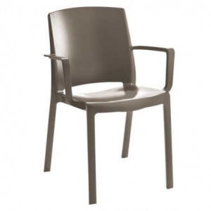 Fauteuil Milton - Taupe Grosfillex - 1