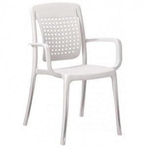 Fauteuil Factory - Blanc Grosfillex - 1