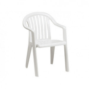 Fauteuil Miami - Blanc Grosfillex - 1