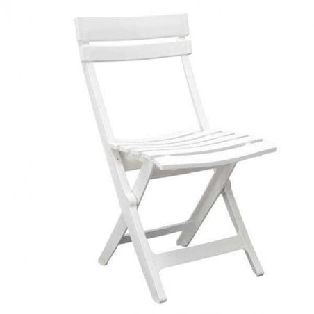 Chaise Miami Pliante - Blanc Grosfillex - 1