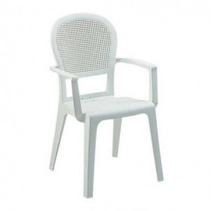 Fauteuil Madras Blanc Grosfillex - 1