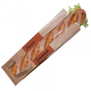 Sac Sandwich avec Fenêtre "Pause Gourmande" - Lot de 1000 FourniResto - 1
