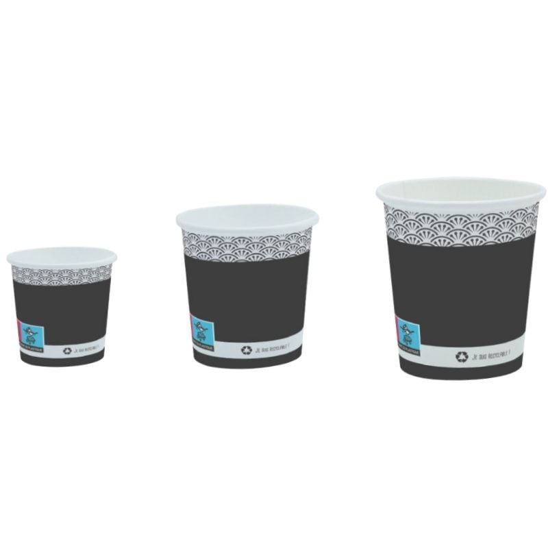 60 Pièces Gobelet Carton, Goblets Carton Jetables, Gobelets Carton