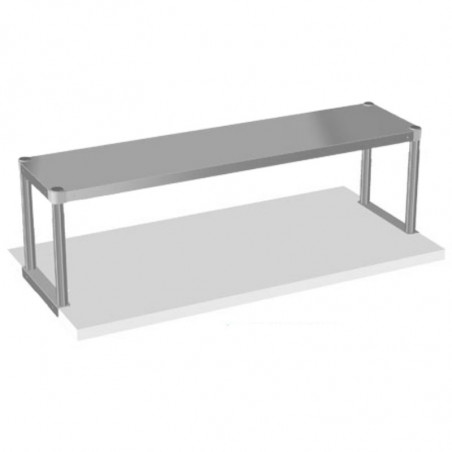 Étagère à Fixer pour Table Inox - L 2000 mm - H 400 mm SOFINOR - 1