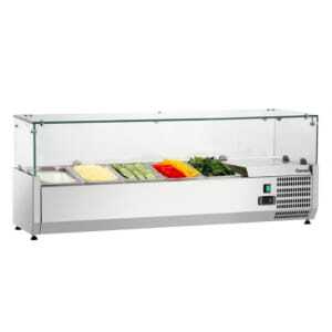 Saladette à Poser - Pour 5 à 10 Bacs GN 1/4 Bartscher - 1