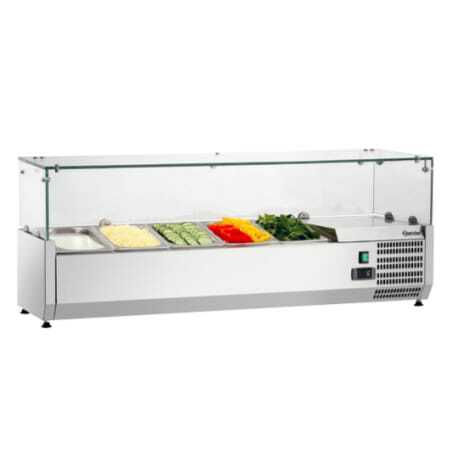 Saladette à Poser - Pour 5 à 10 Bacs GN 1/4 Bartscher - 1 Saladette à Poser - Pour 5 à 10 Bacs GN 1/4 Bartscher - 1